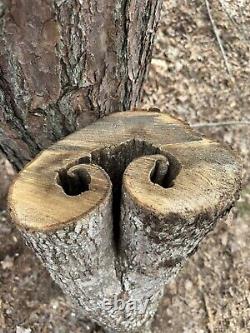 Tronc de pin unique en bois de 4'4 (52) pour la fabrication de meubles, etc. JE COUPERAI À VOTRE TAILLE.