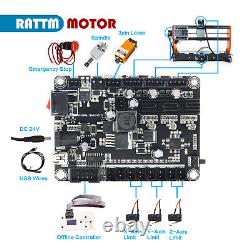 (US)3018-pro DIY Machine de découpe, gravure et fraisage CNC à laser 10W GRBL