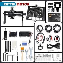 USA? Routeur CNC graveur laser machine de fraisage de 3020 Plus 500W coupant le métal en bois