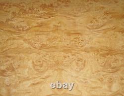 Veneer en bois de frêne burl blanc 24 x 48 avec support en papier épaisseur 1/40 grade AA