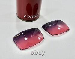 Verres taillés en diamant Cartier pour C Decor, Buff, Wood, Acetate, C Wire ajustent les lentilles.