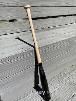 Victus V-cut Bat De Baseball En Bois D'érable Noir Naturel De 33 Pouces Vgpc-n-bk