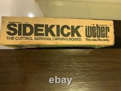 Vintage Weber Kettle Sidekick Table De Coupe De Table De Service Nos Wood #1800