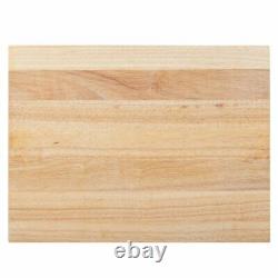 Wood Commercial Restaurant Solid Cutting Board Block Boucher New Multiple Sizes