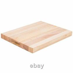 Wood Commercial Restaurant Solid Cutting Board Block Boucher New Multiple Sizes