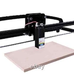 Zone de travail de la machine de gravure 6550 cm 20w avec arrêt d'urgence pour couper du bois et graver du métal